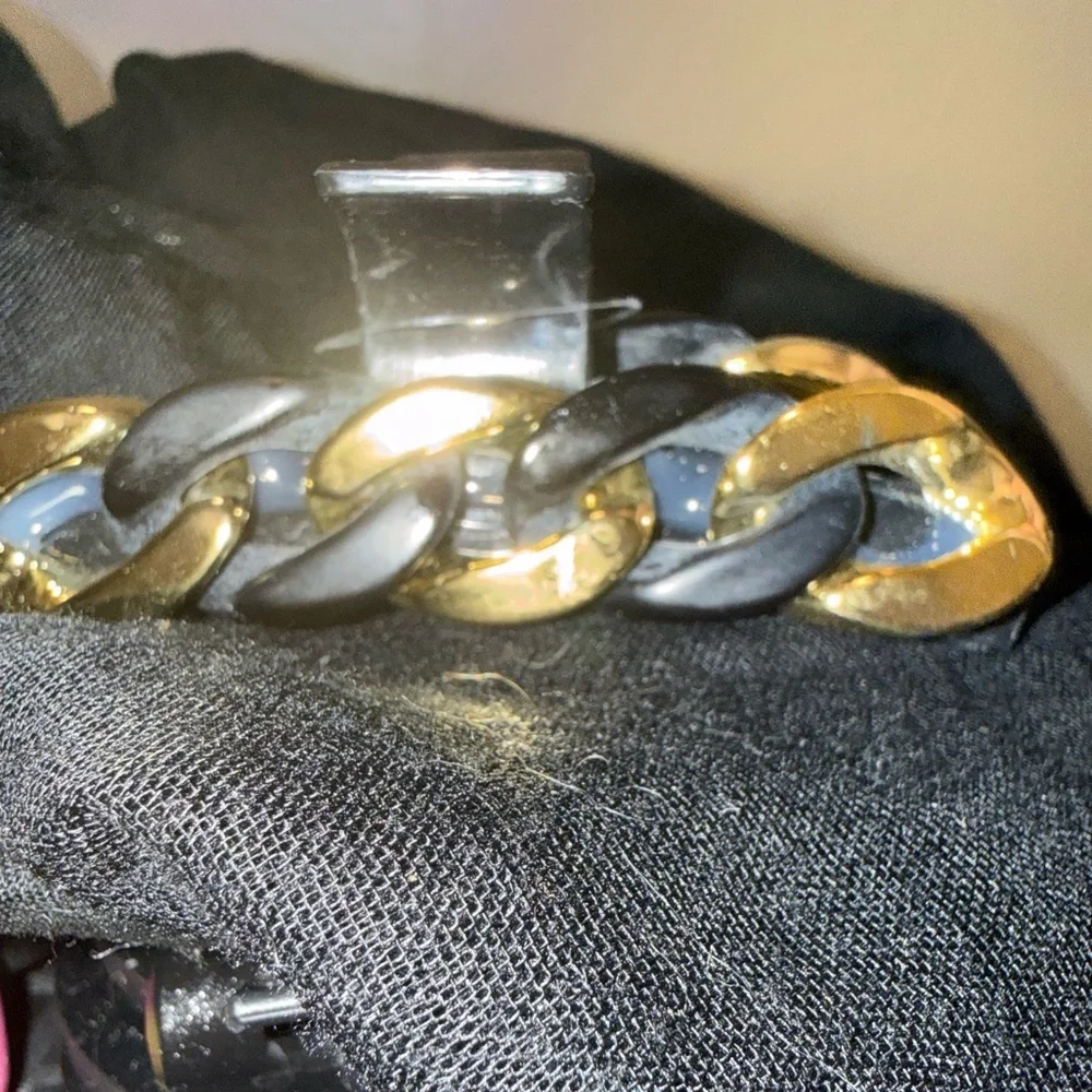 BLACK GOLD CHAIN LINK HAIR CLIP - TAILYNN